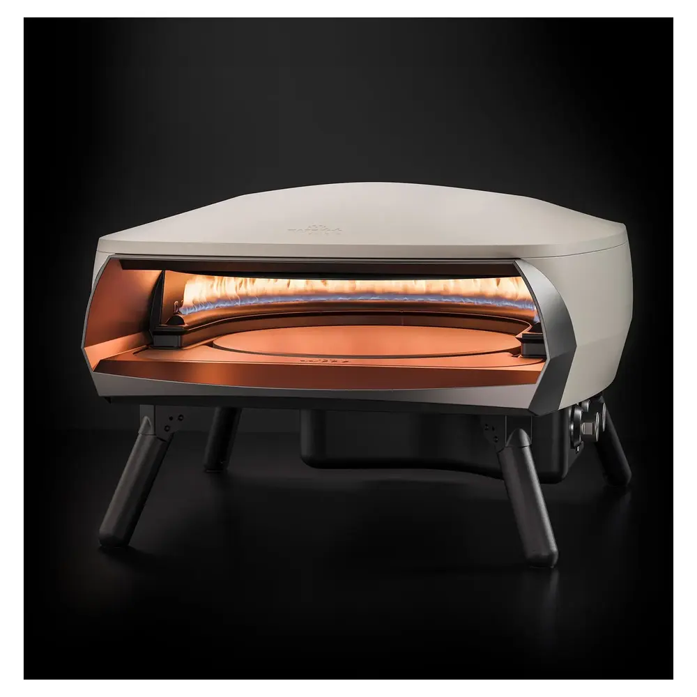 Witt ER16MS ETNA Rotante 16 inch Gas Pizza Oven with Rotating Pizza Stone, Booster and U-Shaped Burner (Matte Stone)