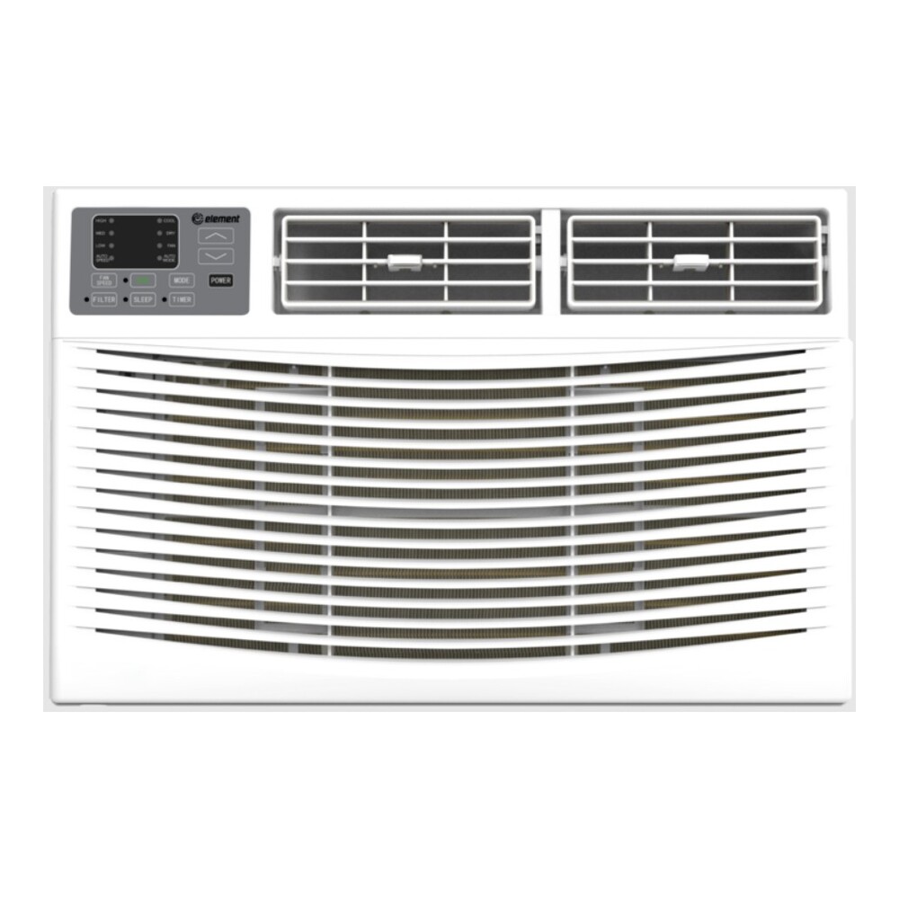 Element EWR10E 10,000 BTU Window Air Conditioner with Remote Control, Sleep Mode, Eco Mode, Built-In Dehumidifier and Washable Filter in White
