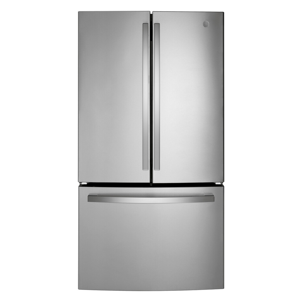 GE GWE22JYMFS 36 inch Counter Depth French Door Refrigerator with 21.9 Cu. Ft. Capacity, ENERGY STAR Rated, Internal Water Dispenser in Fingerprint Stainless Steel