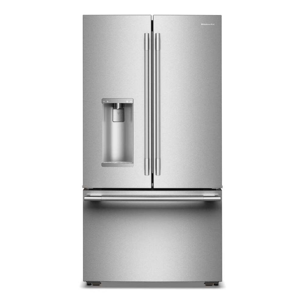 KitchenAid KRFC536SPS 36 inch Counter-Depth French Door Refrigerator with 22.66 cu. ft. Capacity, Intelligent Auto Fill, Preserva Food Care System and Ultra-Bright LED Lighting (Stainless Steel)