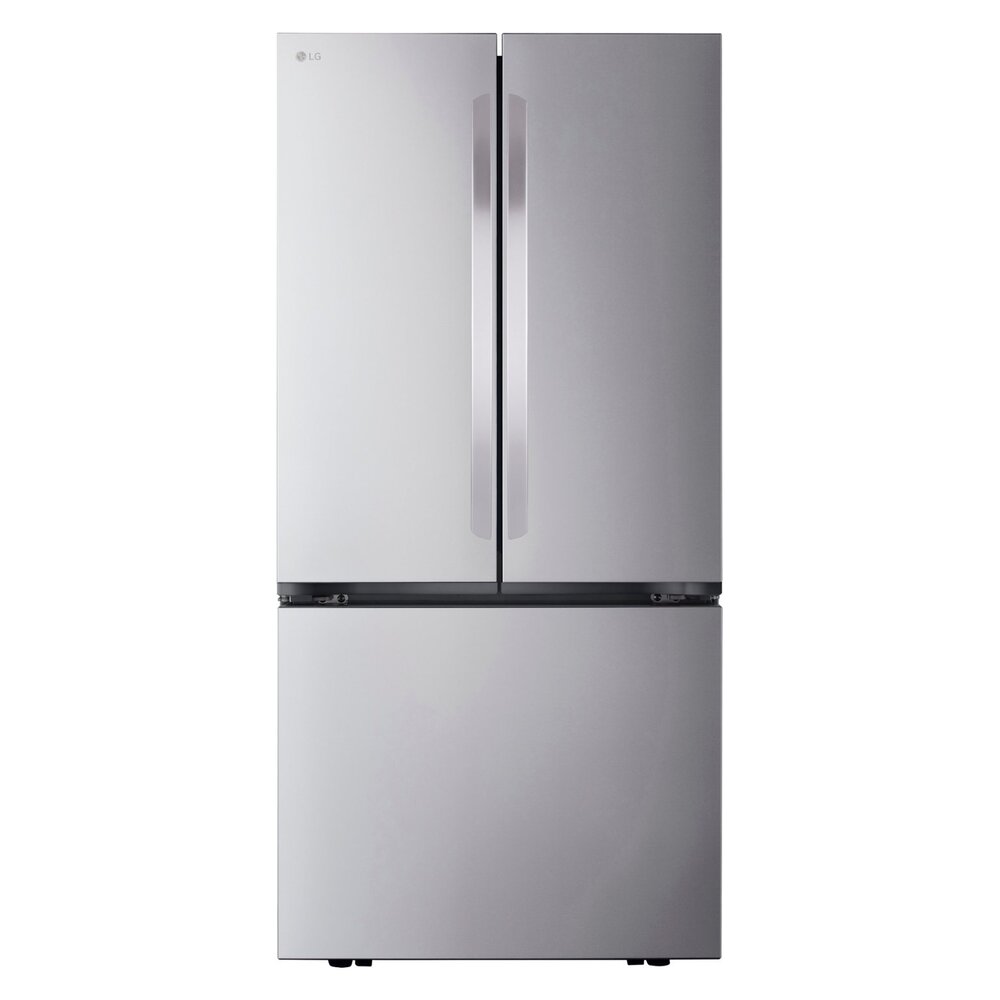 LG LF21G6200S 33 inch Smart Counter-Depth French Door Refrigerator with 20.8 cu. ft. Capacity, Ice Maker, Energy Star, PrintProof Stainless Steel