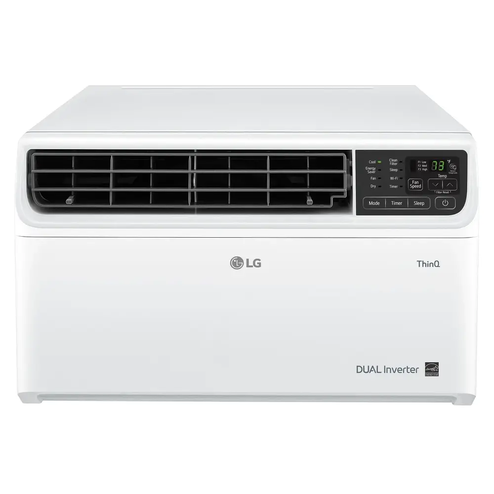 LG LW6023IVSM Dual Inverter Smart Window Air Conditioner with 6000 BTU, 250 sq. ft. Cooling Area, Wi-Enabled, Auto Restart, 24-Hour Timer, Sleep Mode, 115V