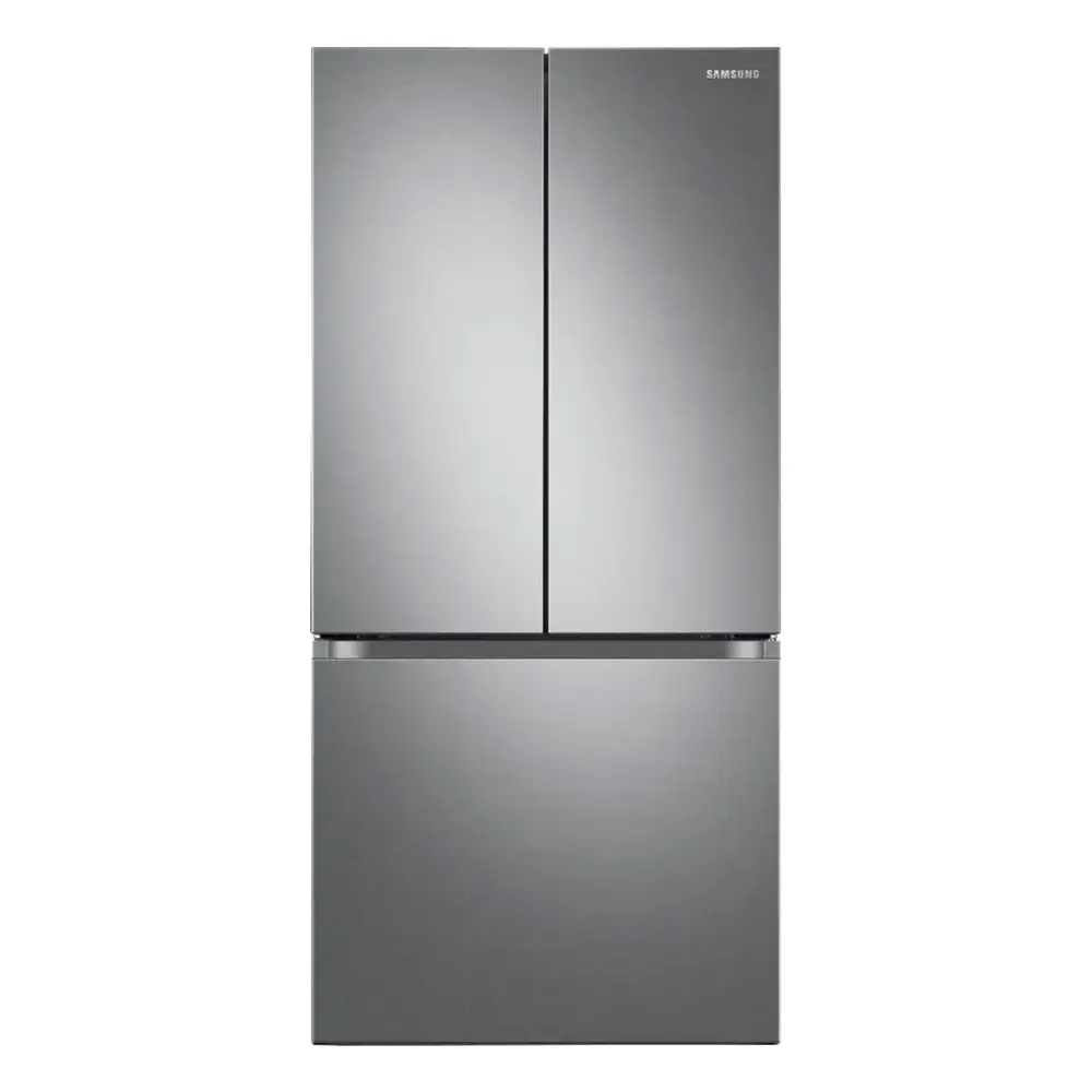 Samsung RF18A5101SR 33 inch Smart French Door Refrigerator with 17.5 cu. ft. Capacity, Counter Depth, LED Lighting, ADA Compliant, Energy Star (Stainless Steel)