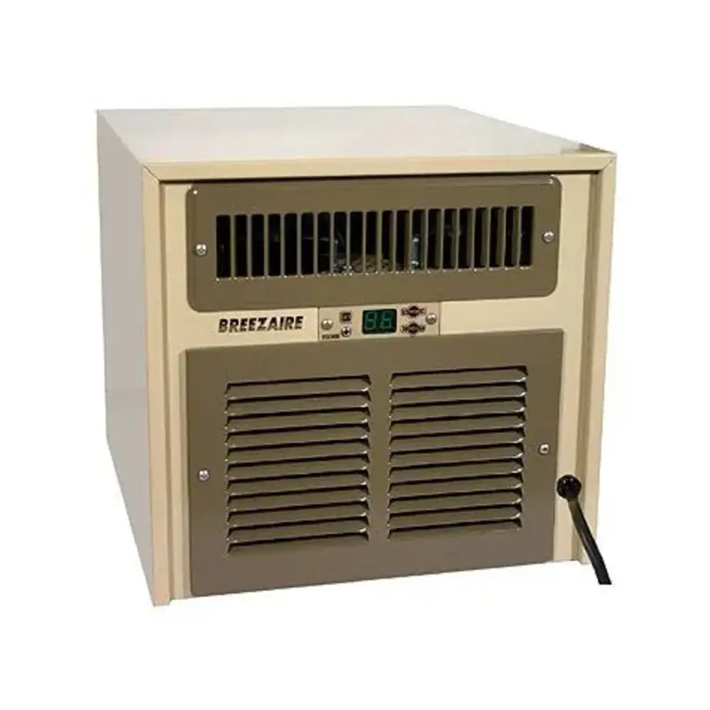 Breezaire WKL2200 14 Inch Bottle Probe with 265 cu. ft. Capacity, Cool Green Display, Easy to Read, Sentry III+ Control System (Tan)