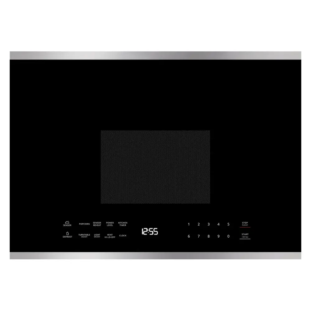 XO XOOTR24BS 24 inch OTR Microwave with 1.34 cu. ft. Capacity, 300 CFM, 1000 Watts, 10 Power Level, Dishwasher Safe Grease Filter, in Stainless Steel